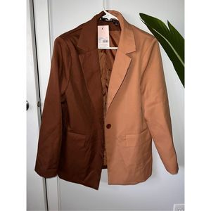 NWT split dyed blazer